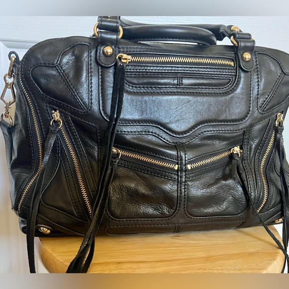 Rebecca Minkoff Leather Top Handle Bag, black - Picture 4 of 15